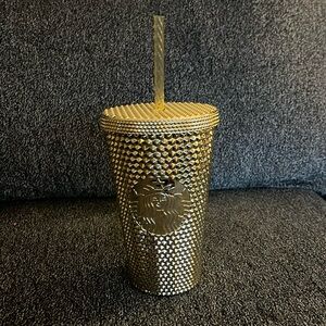 Starbucks gold studded tumbler grande